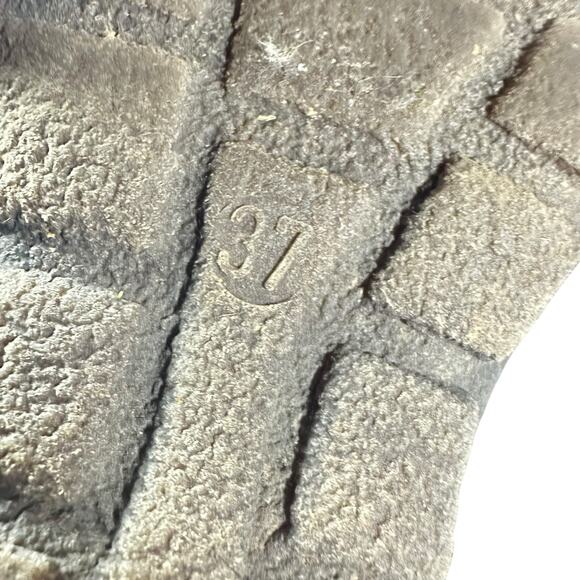 PW Brodie Black Combat Wedge Ankle Boots - Size 6 / 6.5 - Picture 12 of 12